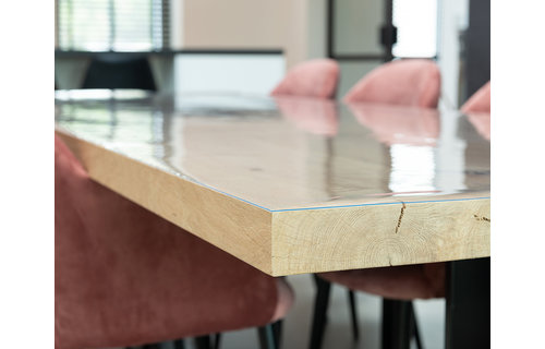 Clear plastic cover for your table, 1 mm thick