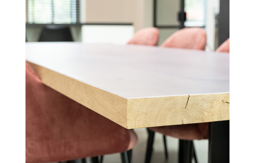 Double-sided matte vinyl tablecloth