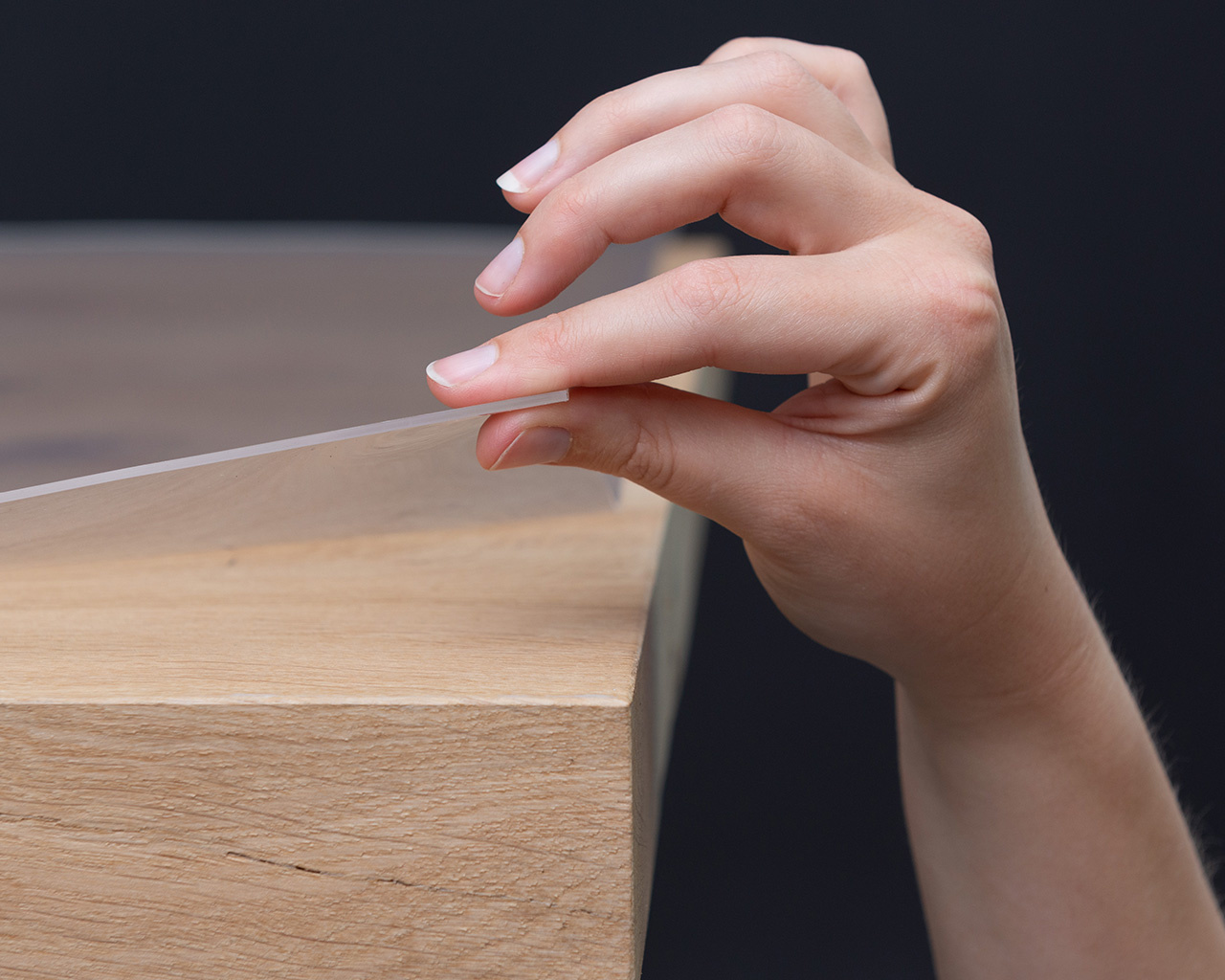 Double-sided matte vinyl tablecloth