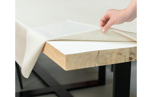 Table protector pad with molton back