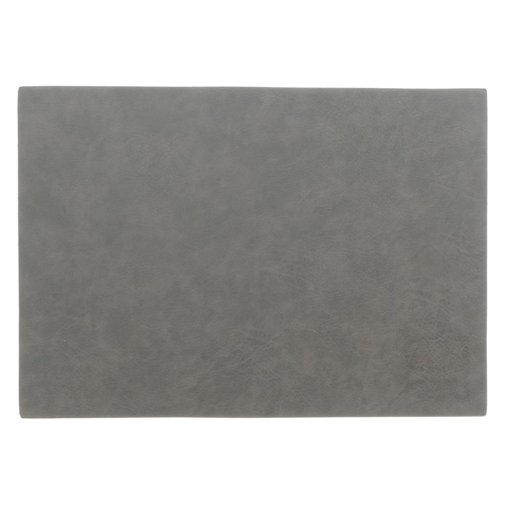 Placemat Ava 30x43cm Dark Gray - PU Leather - Rectangular
