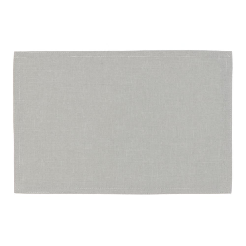 Placemat Dario 45x30cm Gray - Polyester - Rectangle