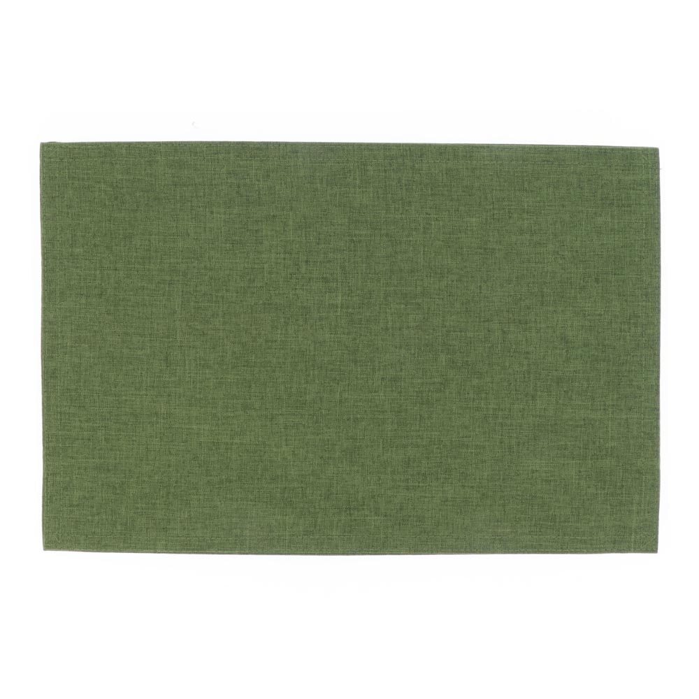 Placemat Dario 45x30cm grün - Polyester - Rechteck
