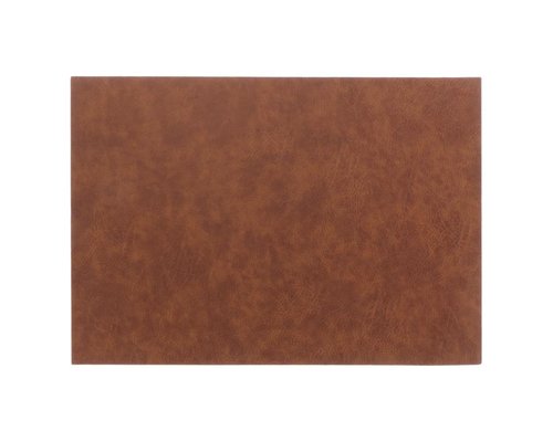 Placemat Ava 30x43cm Leer Bruin