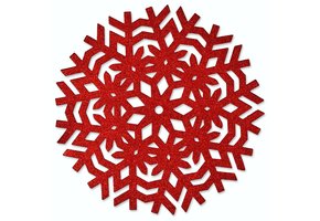 Placemat Eis 38cm Ø rot