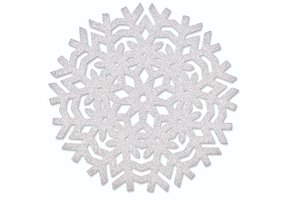 Placemat Eis 38 cm Ø Silber