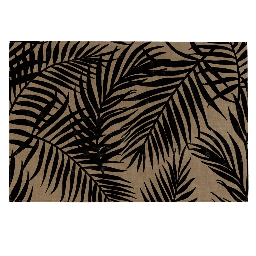 Placemat Kailo 30x45cm schwarz - Polyester - rechteckig
