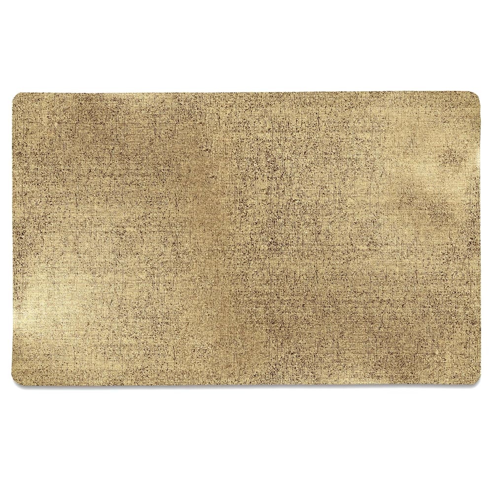 Placemat Metallic 30x45cm Goud - Kunststof - Rechthoekig