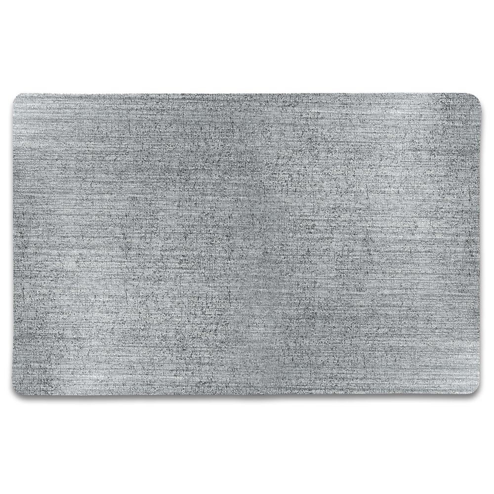 Placemat Metallic 30x45cm Silver Plastic Rectangle