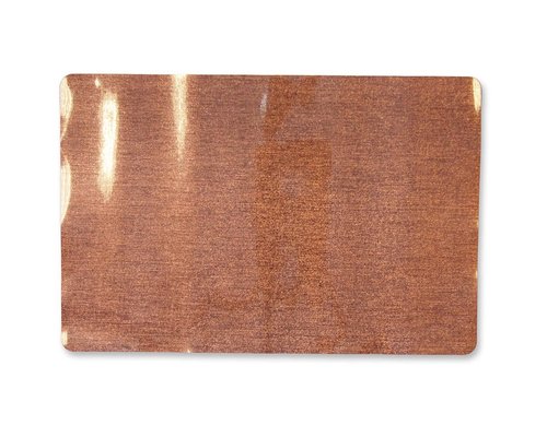 Placemat metallisch gebürstet 30x45cm rot kupfer