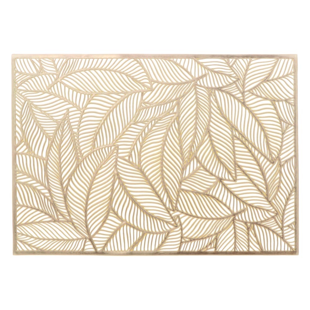 Placemat Nissa 30x45cm Gold - Kunststoff - rechteckig