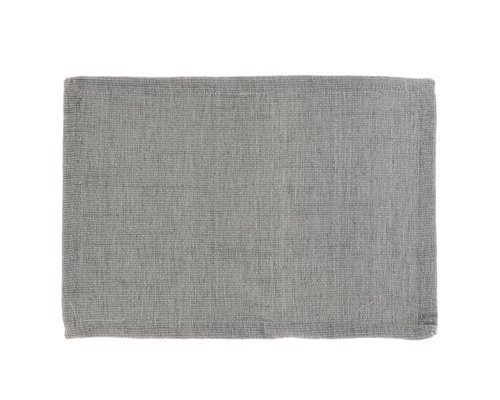 Placemat Rib 30x45cm Donker Grijs