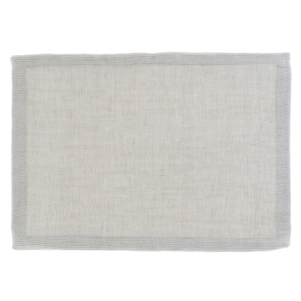Placemat RIB 30x45cm Gray - Polyester - Rectangle