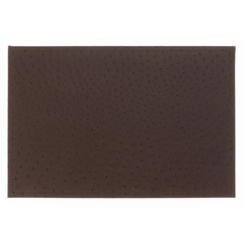 Placemat triby 30x45cm leather brown - PU leather - rectangular