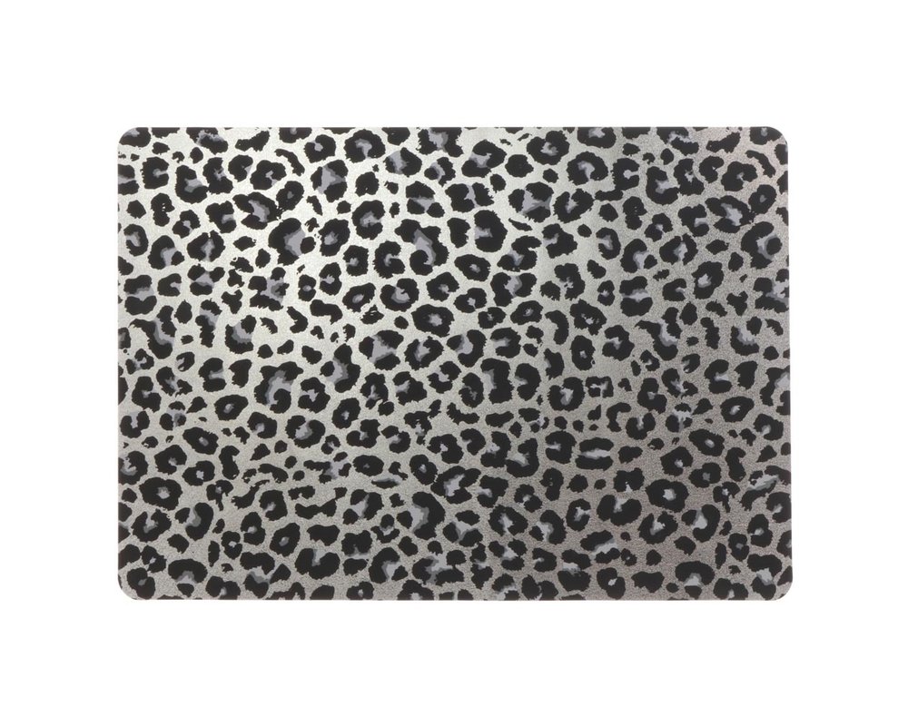 Placemat Ulla 30x45cm Silber - Kunststoff - Rechteck