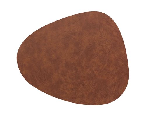 Placemat Floris 39x30.5cm leather brown