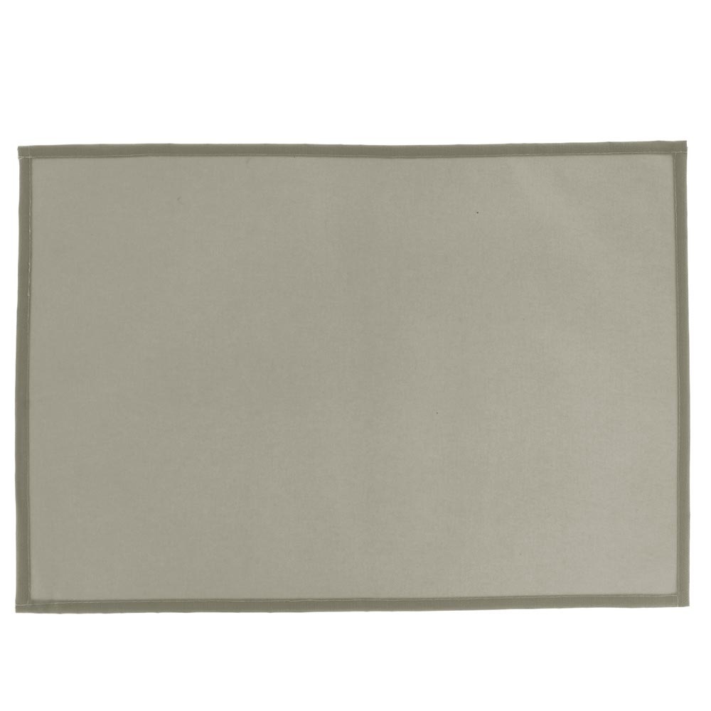 Placemat einzigartiger Outdoor 33x48cm grau - Kunststoff - rechteckig