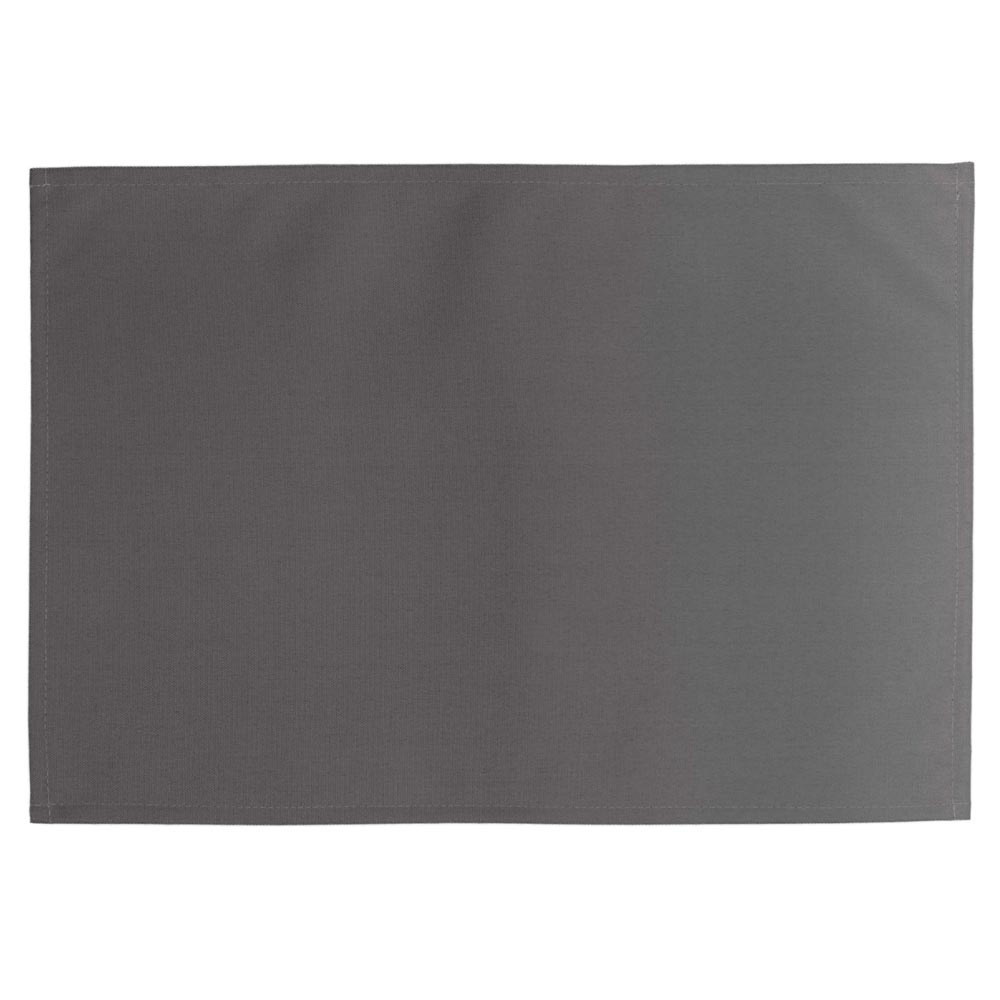 Placemat Unique Outdoor 33x48cm Anthracite - Plastic - Rectangle