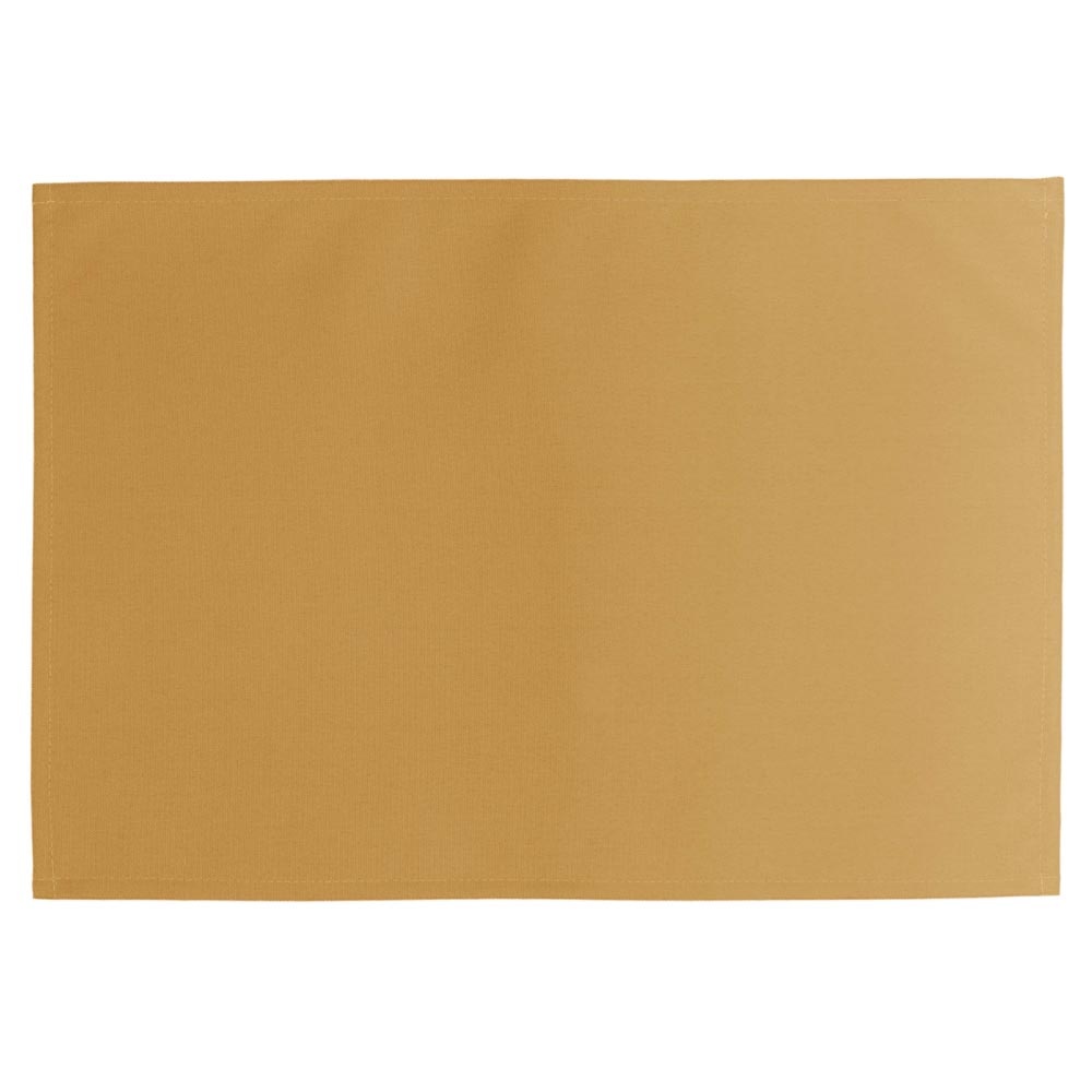 Placemat Unique Outdoor 33x48cm Yellow - Plastic - Rectangular