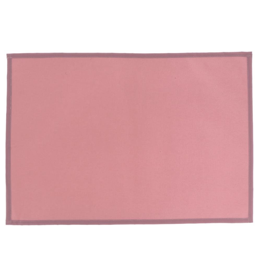 Placemat Unique Outdoor X Cm Oud Roze Kunststof Rechthoekig