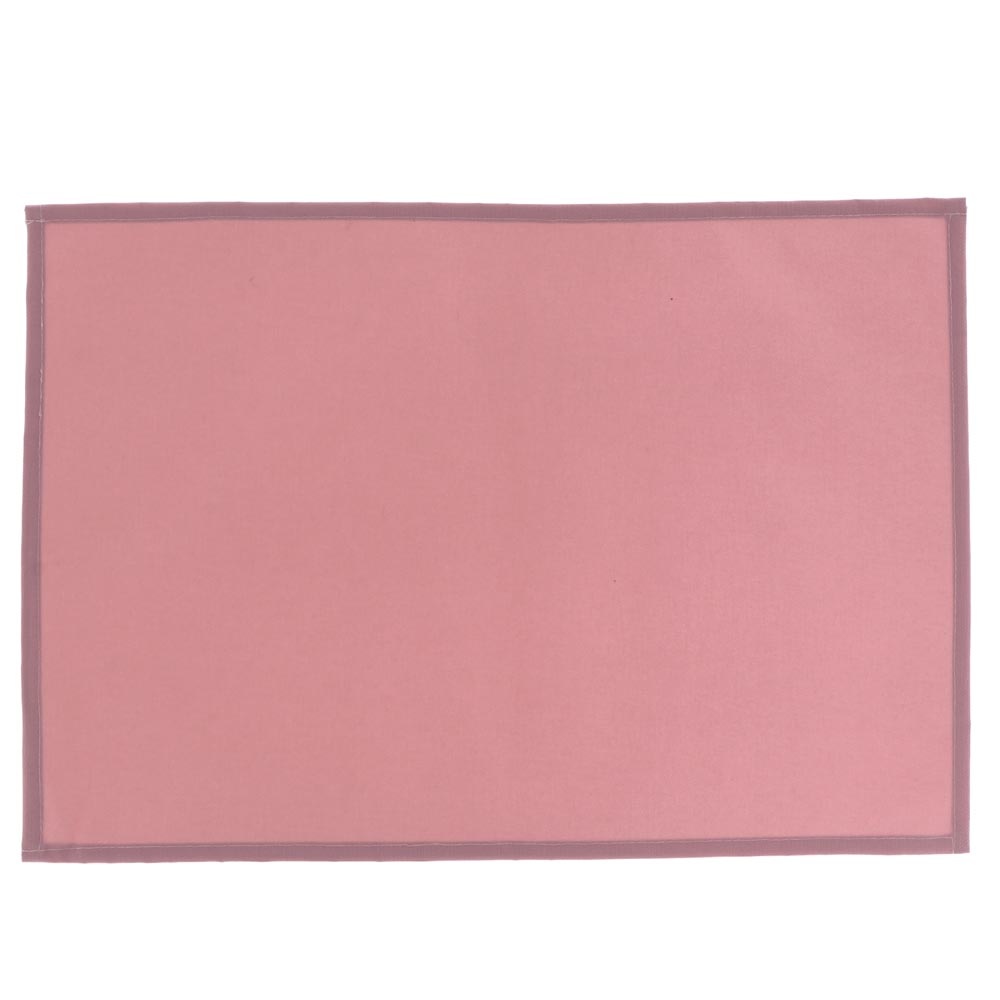 Placemat Unique Outdoor 33x48cm Oud Roze - Kunststof - Rechthoekig