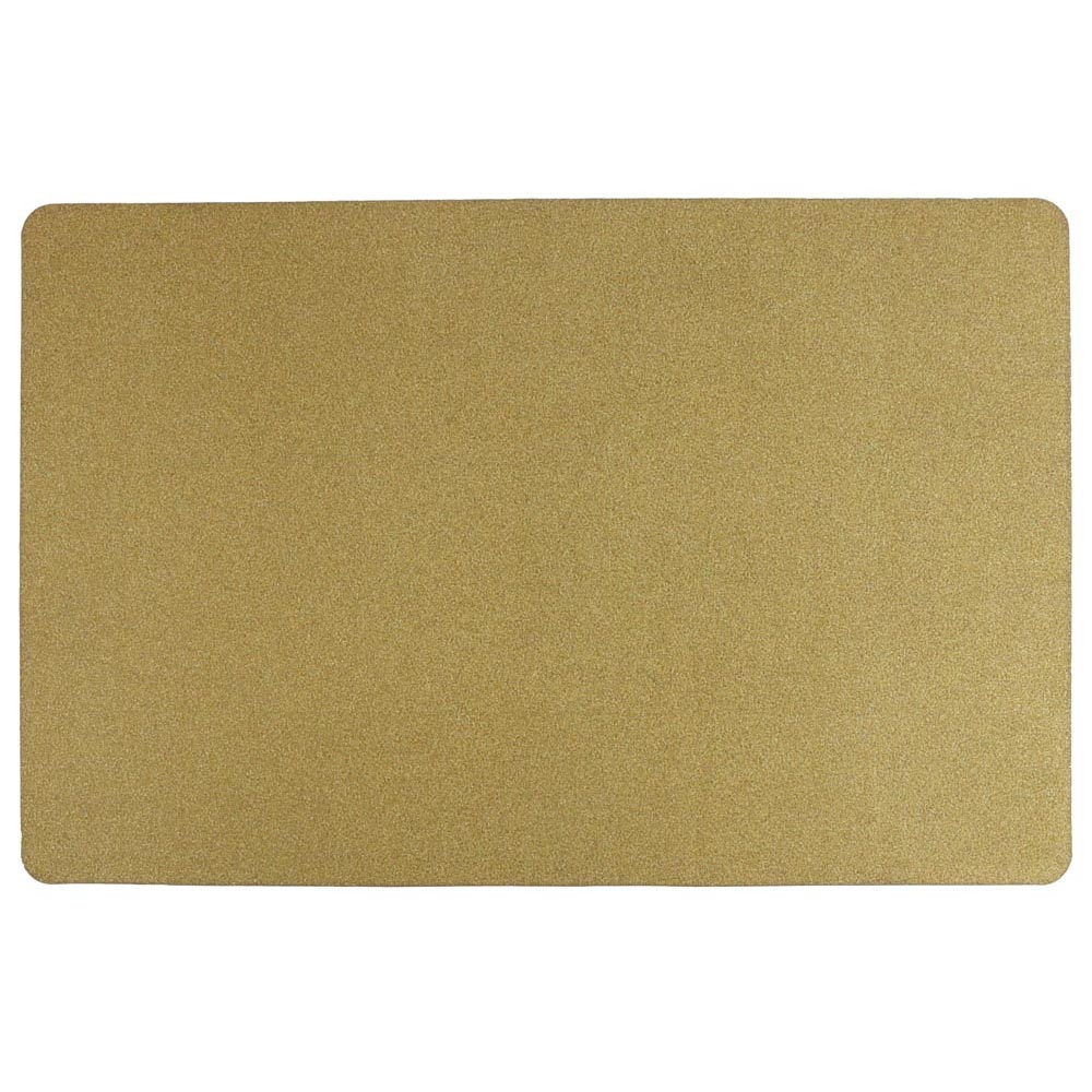 Placemat Unique Living Twinkle 28.5x43cm Gold - Plastic - Rectangular