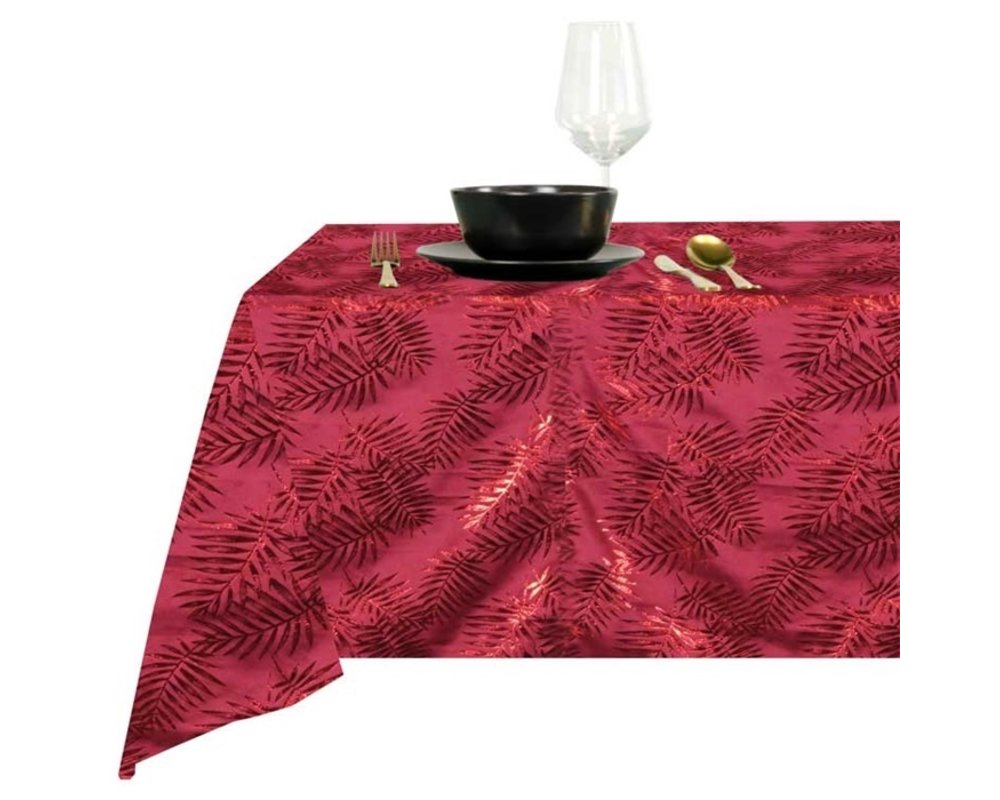 Tafelkleed Sid 150x250cm Rood - Polyester - Rechthoek