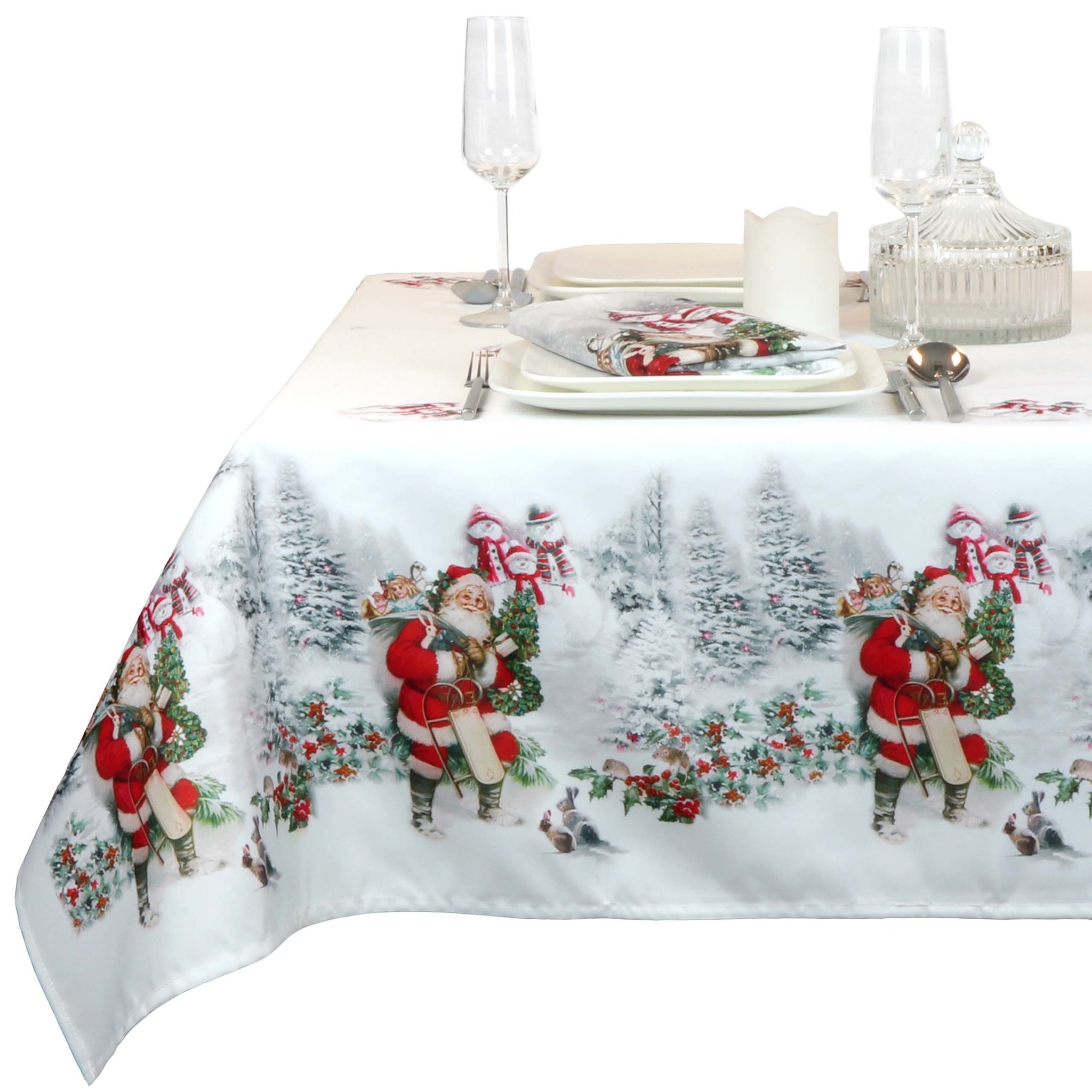 Tablecloth Filip 140x250cm Multicolor - Polyester - Rechteck
