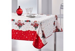 Weihnachtstischdecke Santa 145x240 cm