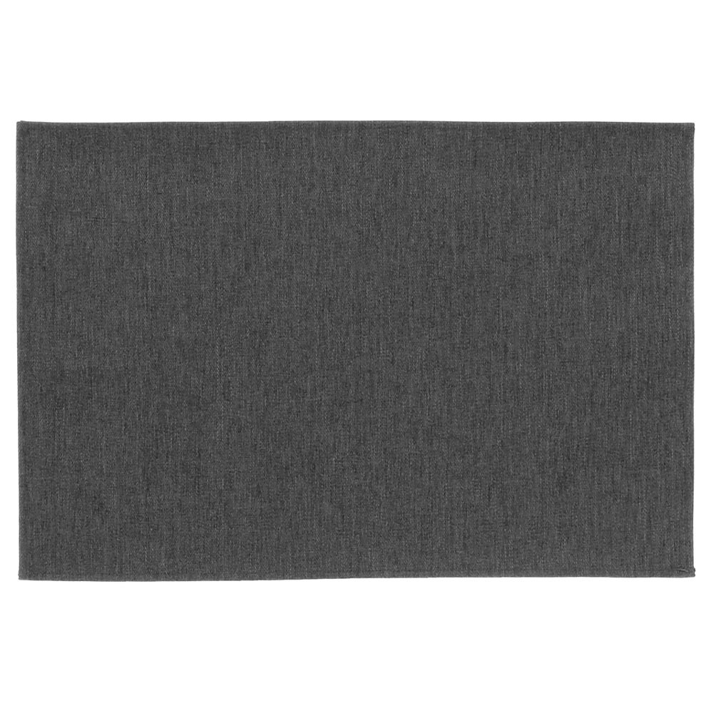 Placemat Unique Kiko Outdoor 30x45cm Dark Grey - polyester / plastic - rectangular