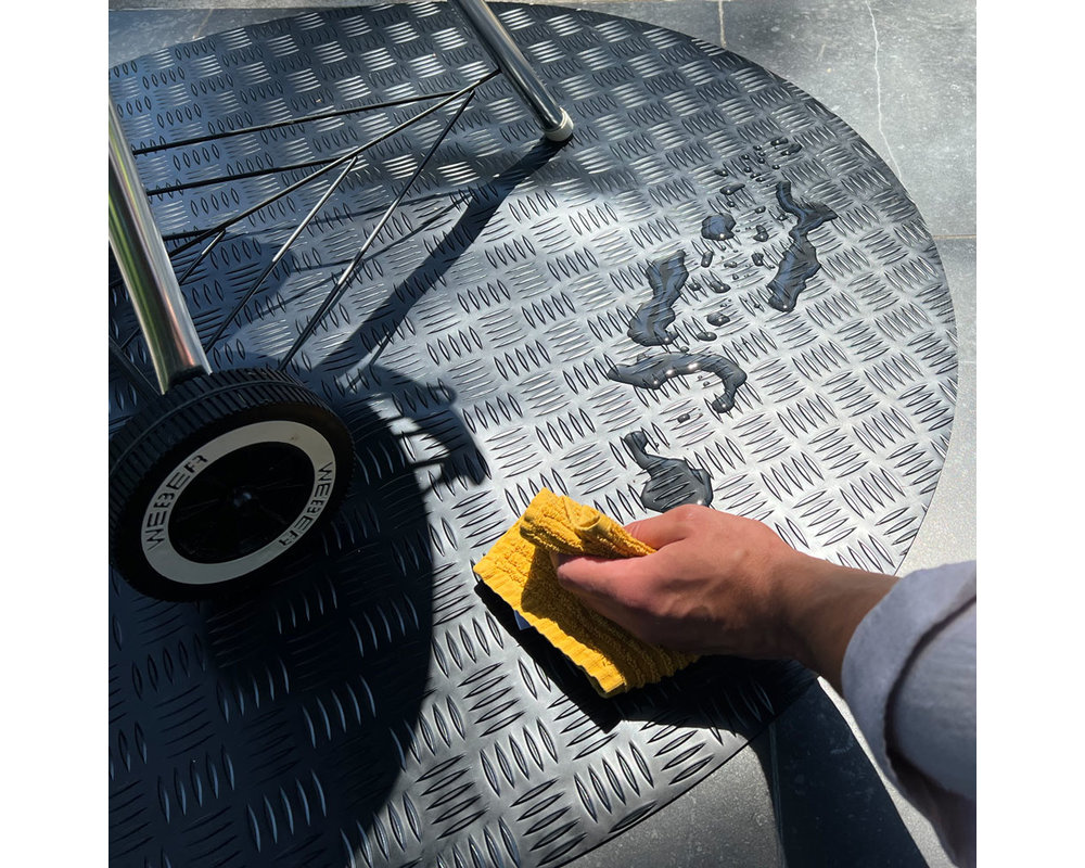Rubber Floor Mat Checker Plate - Doormat - Anti-Slip - BBQ Mat - 3mm thick