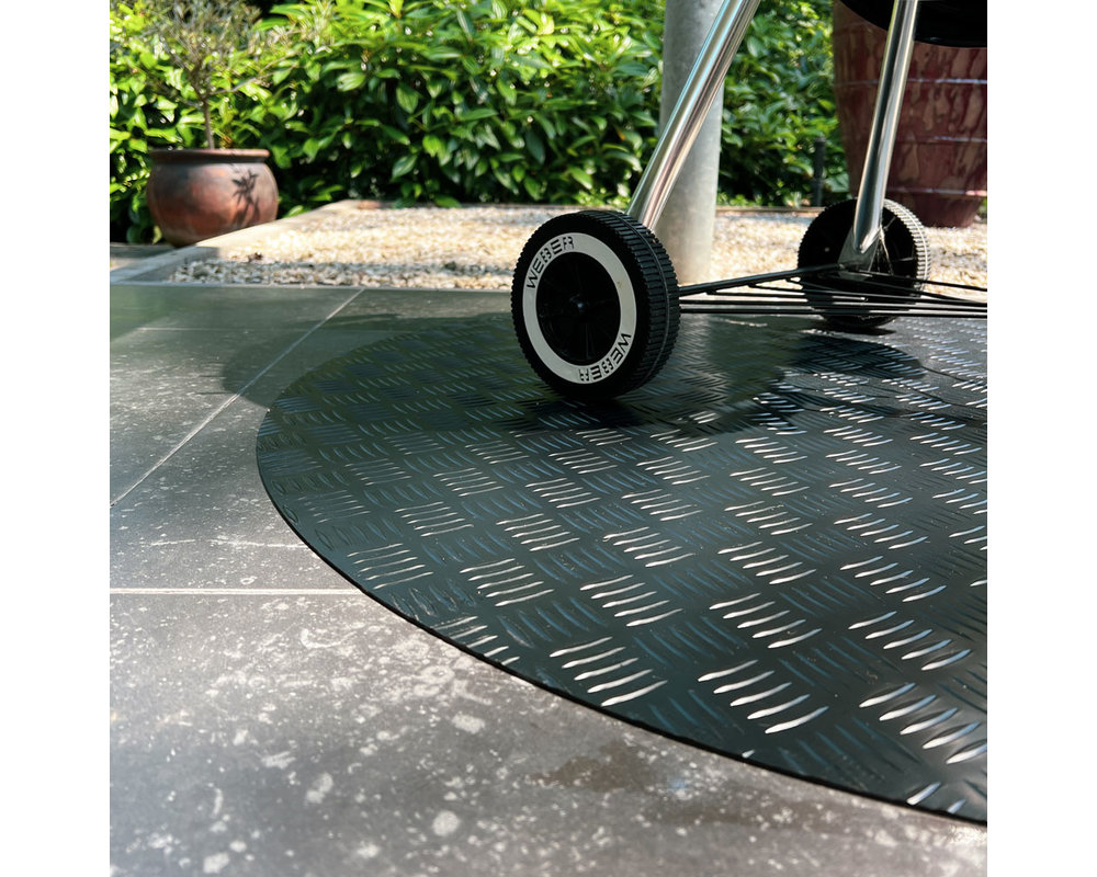 Rubber Floor Mat Checker Plate - Doormat - Anti-Slip - BBQ Mat - 3mm thick