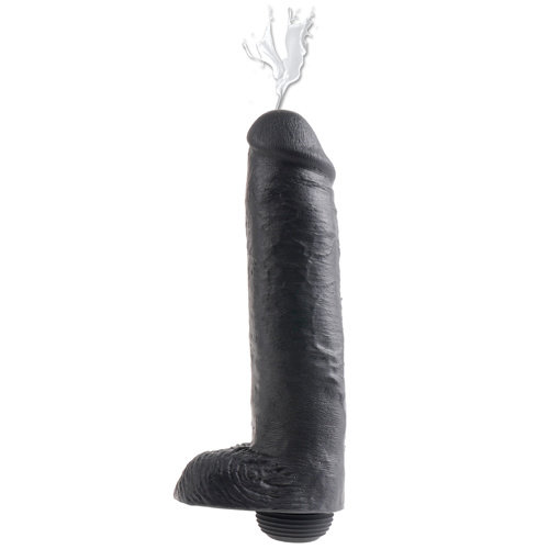 King Cock King Cock Spuitende Dildo 30 cm - Zwart King Cock King Cock Spuitende Dildo 30 cm - Zwart
