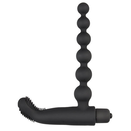 Easytoys Men Only Beaded Buddy Vibrator - Zwart Easytoys Men Only Beaded Buddy Vibrator - Zwart