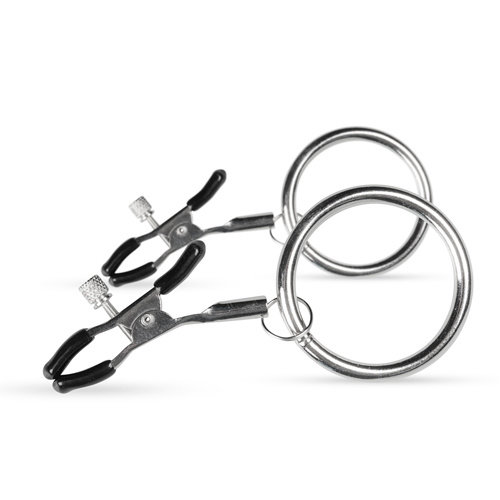 Easytoys Fetish Collection Verstelbare Tepelklemmen Met Grote Ringen Easytoys Fetish Collection Verstelbare Tepelklemmen Met Grote Ringen