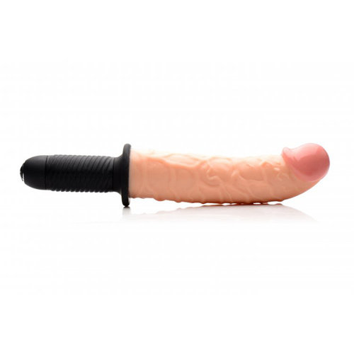 Master Series The Curved Dicktator Vibrator - Huidskleur Master Series The Curved Dicktator Vibrator - Huidskleur