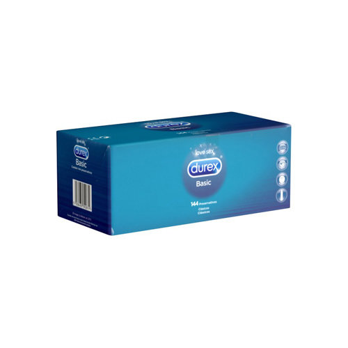 Durex Durex Natural (Basic) Condooms 144 stuks Durex Durex Natural (Basic) Condooms 144 stuks