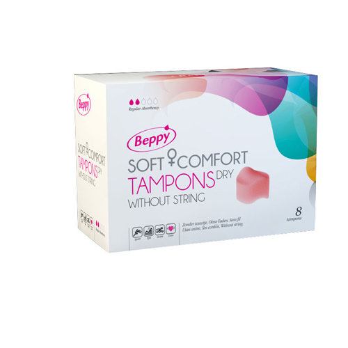 Asha International Beppy Soft + Comfort DRY Tampons - 8 stuks Asha International Beppy Soft + Comfort DRY Tampons - 8 stuks