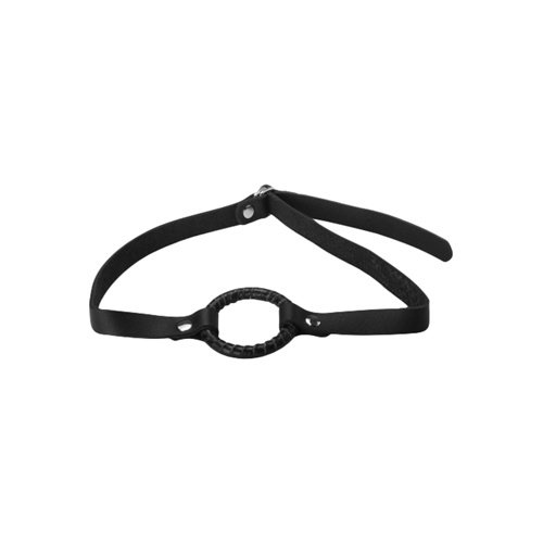 Strict Leather Lederen mondstuk met genotsring Strict Leather Lederen mondstuk met genotsring