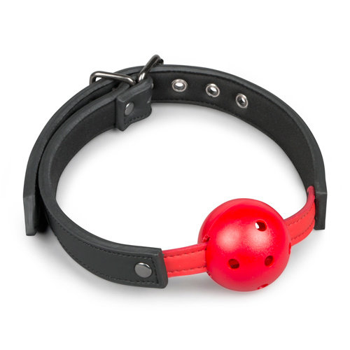 Easytoys Fetish Collection Ball gag met bal van PVC - rood Easytoys Fetish Collection Ball gag met bal van PVC - rood