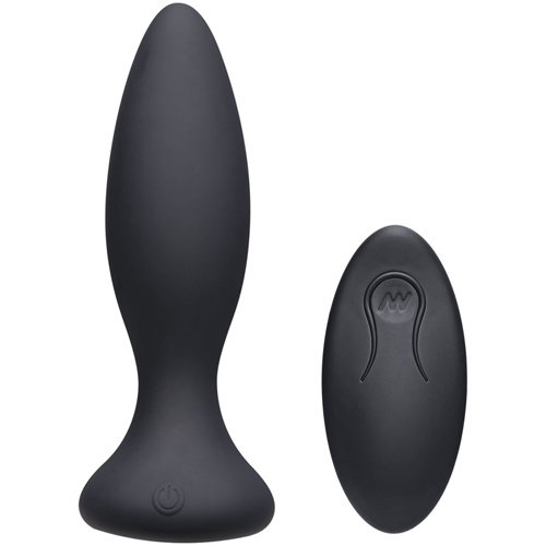 A-Play Vibe Beginner Vibrerende Buttplug - Zwart A-Play Vibe Beginner Vibrerende Buttplug - Zwart