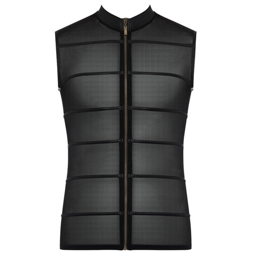 NEK Doorschijnend Shirt Met Wetlook Strepen NEK Doorschijnend Shirt Met Wetlook Strepen