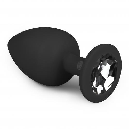 Easytoys Anal Collection Diamond Plug Groot - Zwart Easytoys Anal Collection Diamond Plug Groot - Zwart