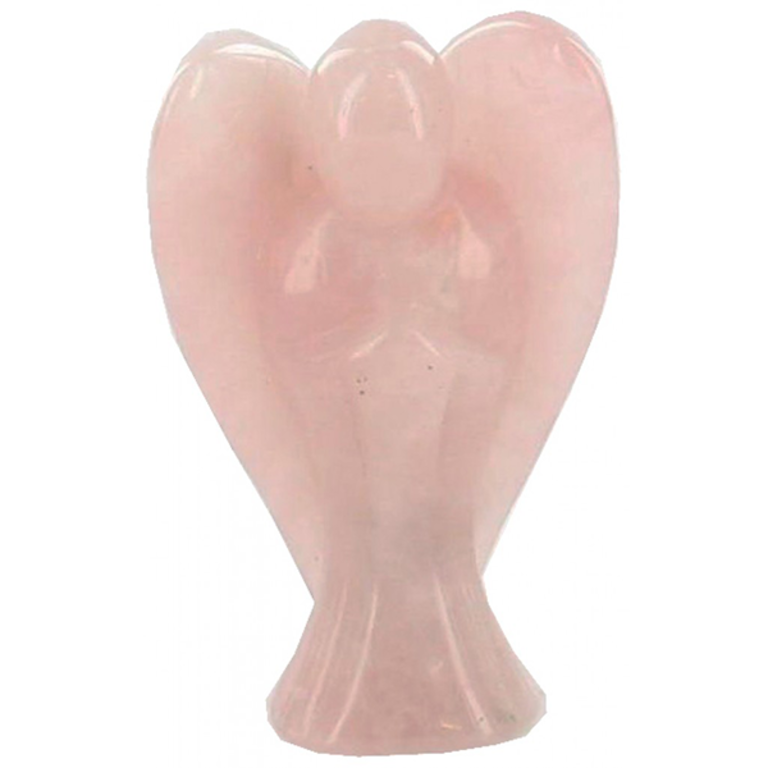 Crystal angel rose quartz