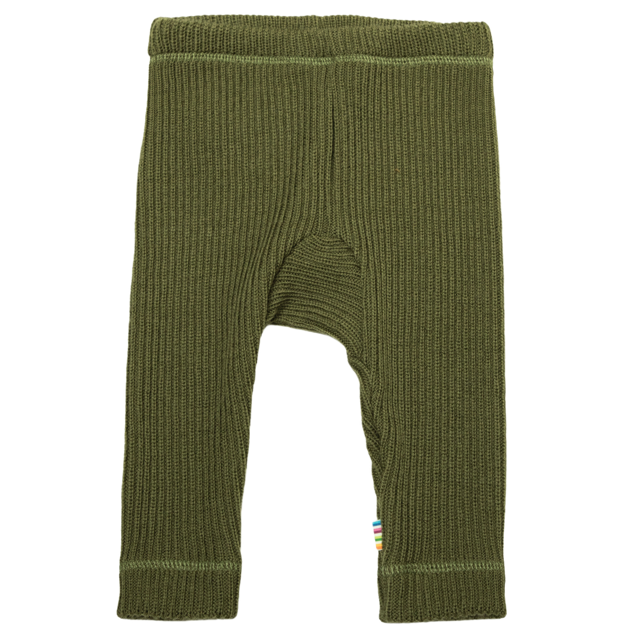 Sage green wool rib leggings by Joha 