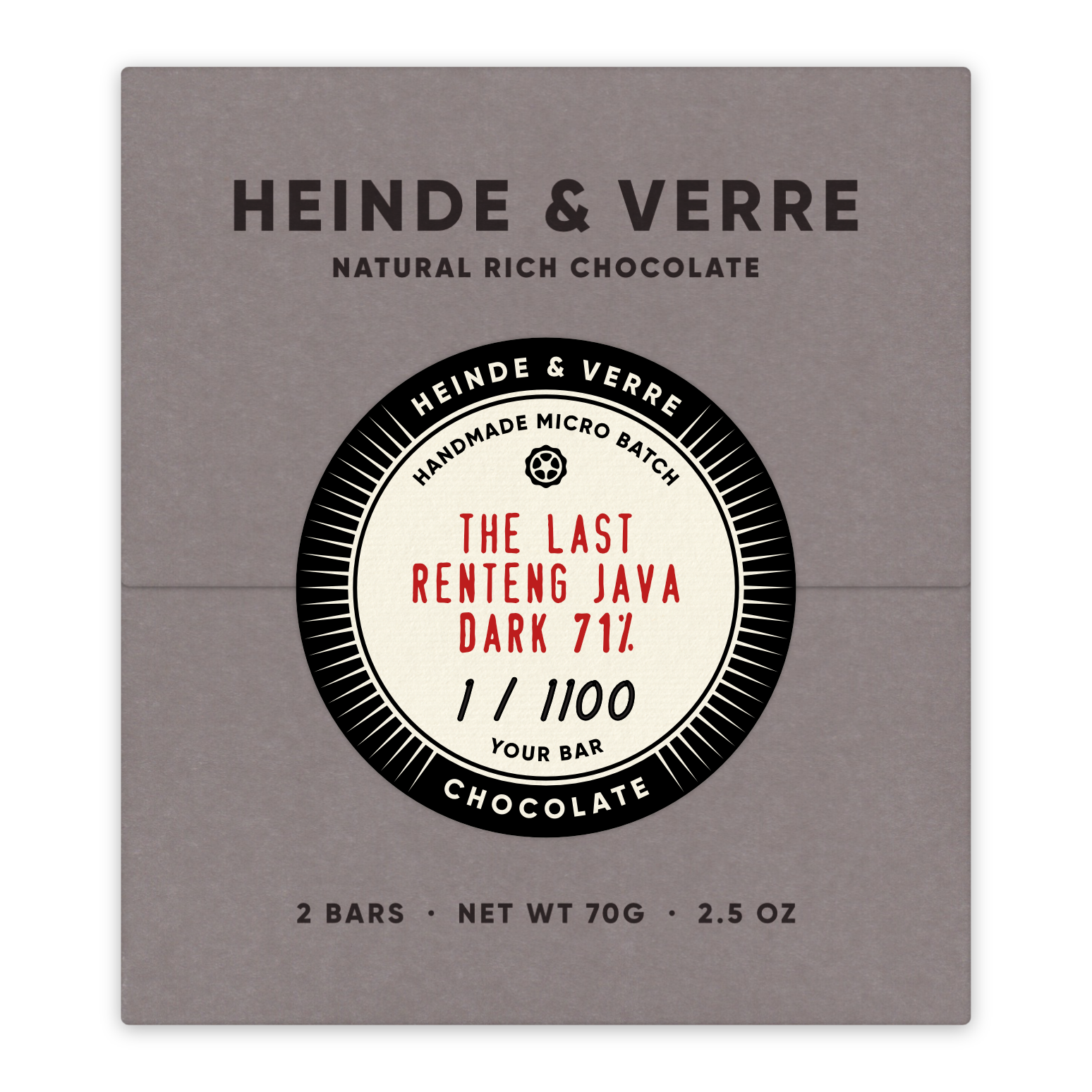 Heinde&Verre, Netherlands Heinde en Verre Limited Edition Java 71%