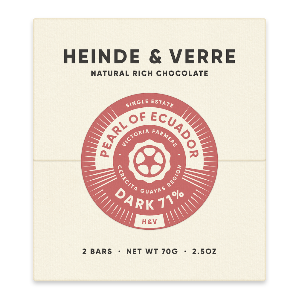 Heinde&Verre, Netherlands Heinde & Verre - Pearl of Ecuador - Puur  - 71%