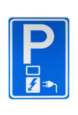 Verkeerswinkel | RVV Bord Elektrisch Oplaadpunt E08o, 60x40cm