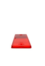 Ri-Traffic | Kunststof Reflector Plaatje Rood 180mm x 40mm