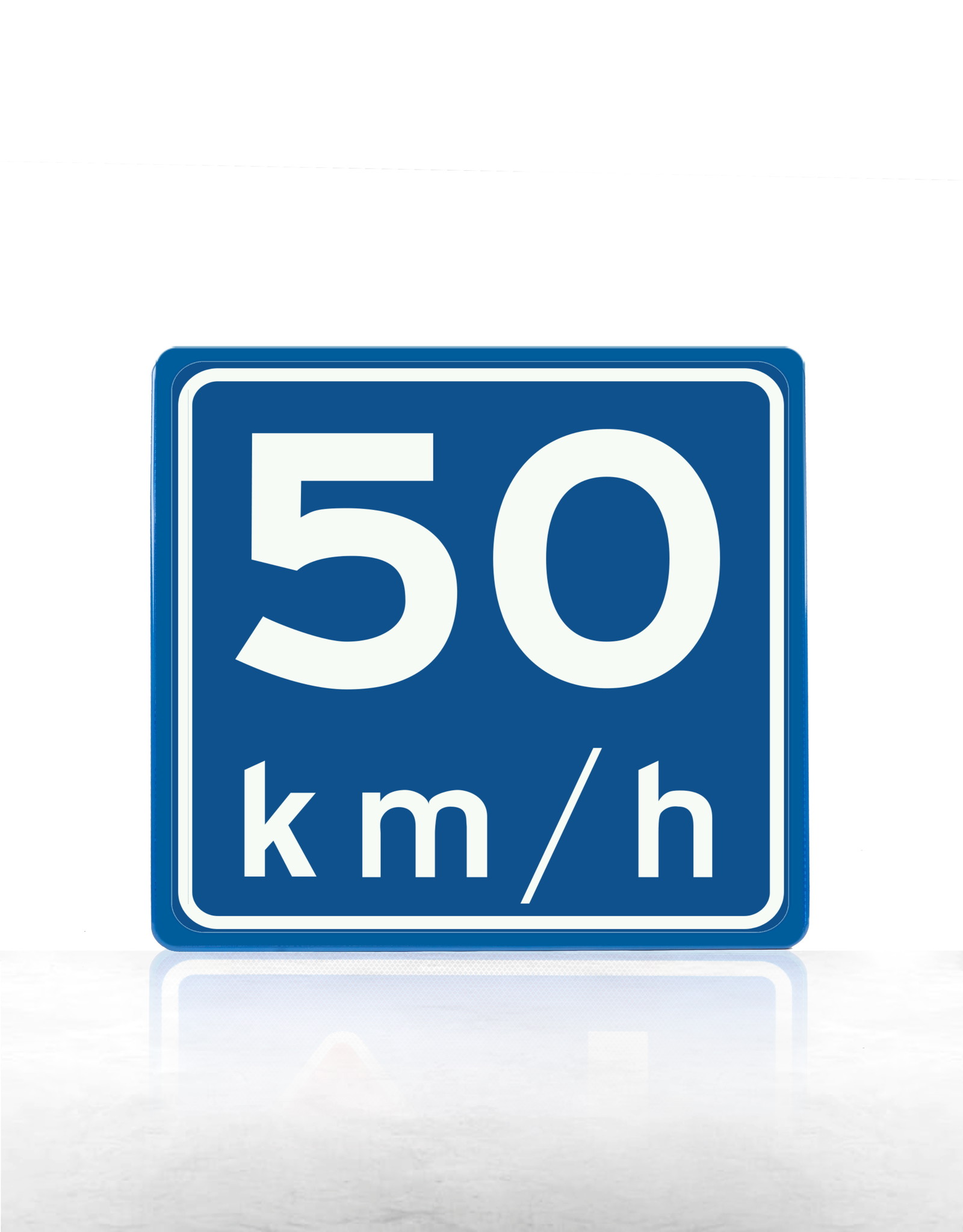 Ri-Traffic | Verkeersbord A04-50 - Adviessnelheid 50 km/u - 60 x 60 cm